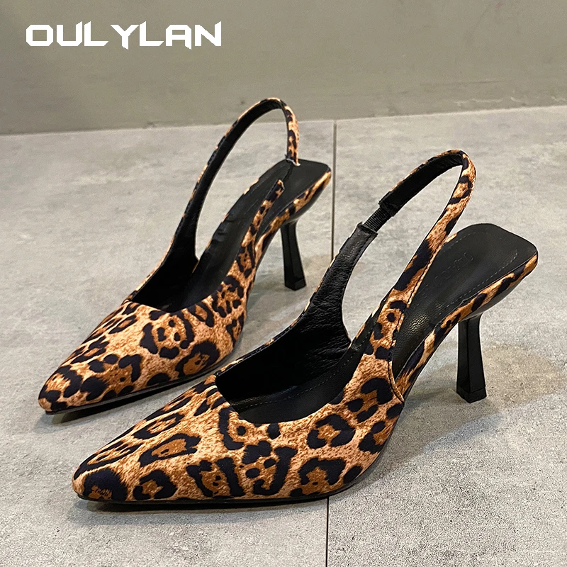 

Туфли женские летние с острым носком, на высоком каблуке