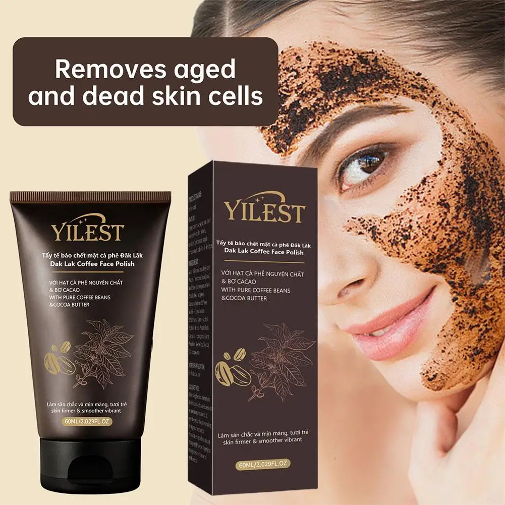 

60ml Coffee Body Massage Scrub Cream Exfoliating Moisturizing Nourish Health Pores Whitening Soften Skin Shrink Beauty Care R3J1