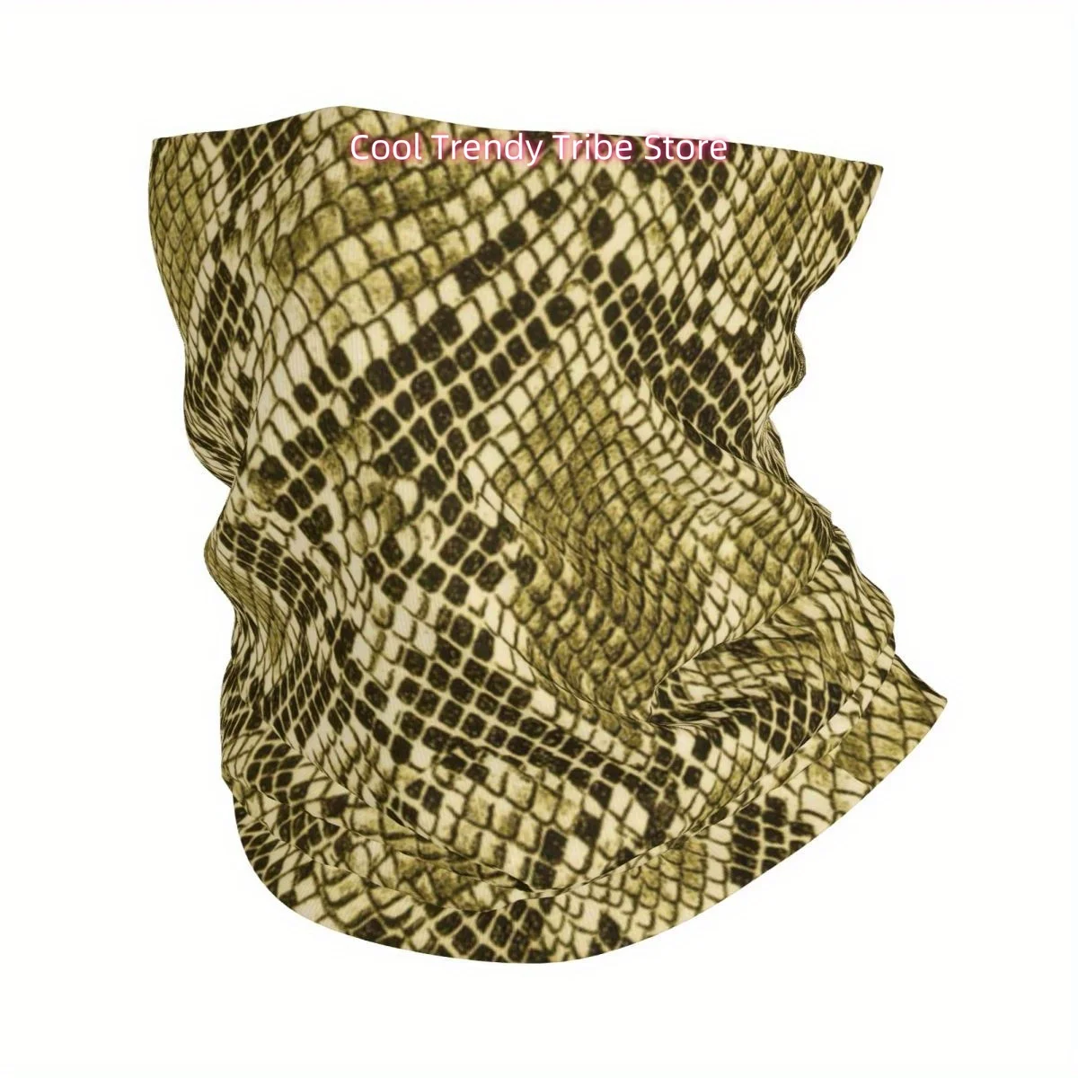 Snake Skin, Reptile Print Scarf, Multi-Functional Mask And Neck Scarf, Suitable for Outdoor And Unisex Headscarves, Family Gathe