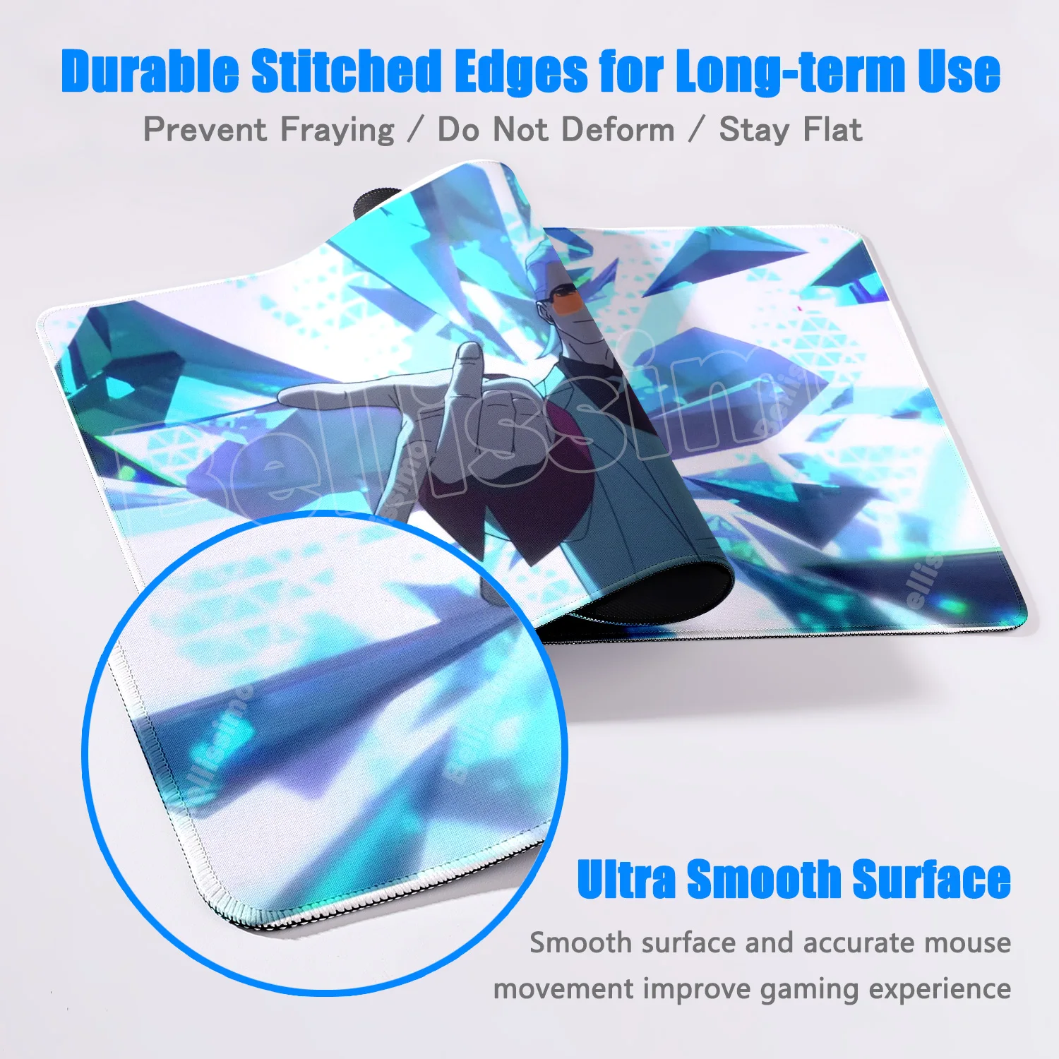 Alas Mouse Karet PC Aksesori Gaming Komputer Alas Mouse Laptop Menjadi Pahlawan X Alas Mouse Meja Panjang Gamer Alas Keyboard Anti Selip