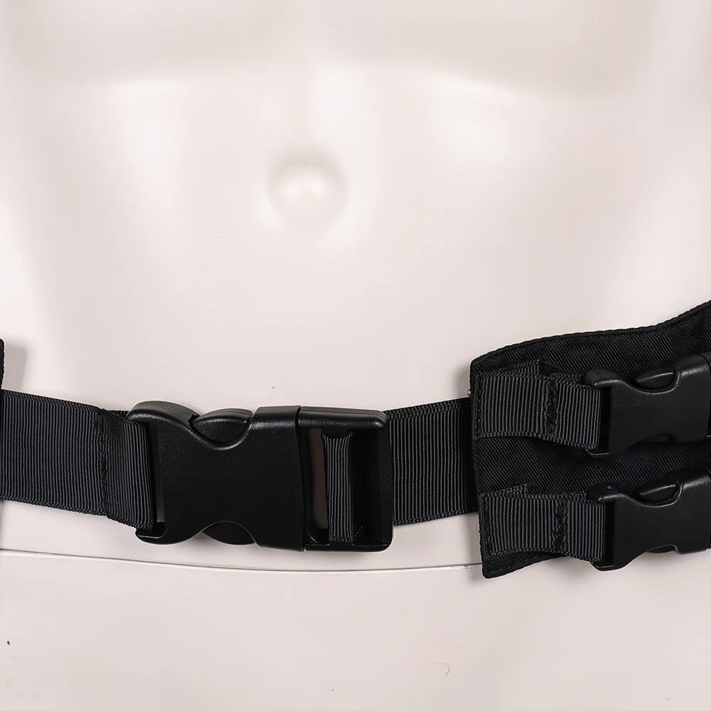 Biohazard Game Resident Re Cosplay Leon Scott PU Leather Leg Bag Halloween Carnival Outfit Accessories Party Roleplay Props