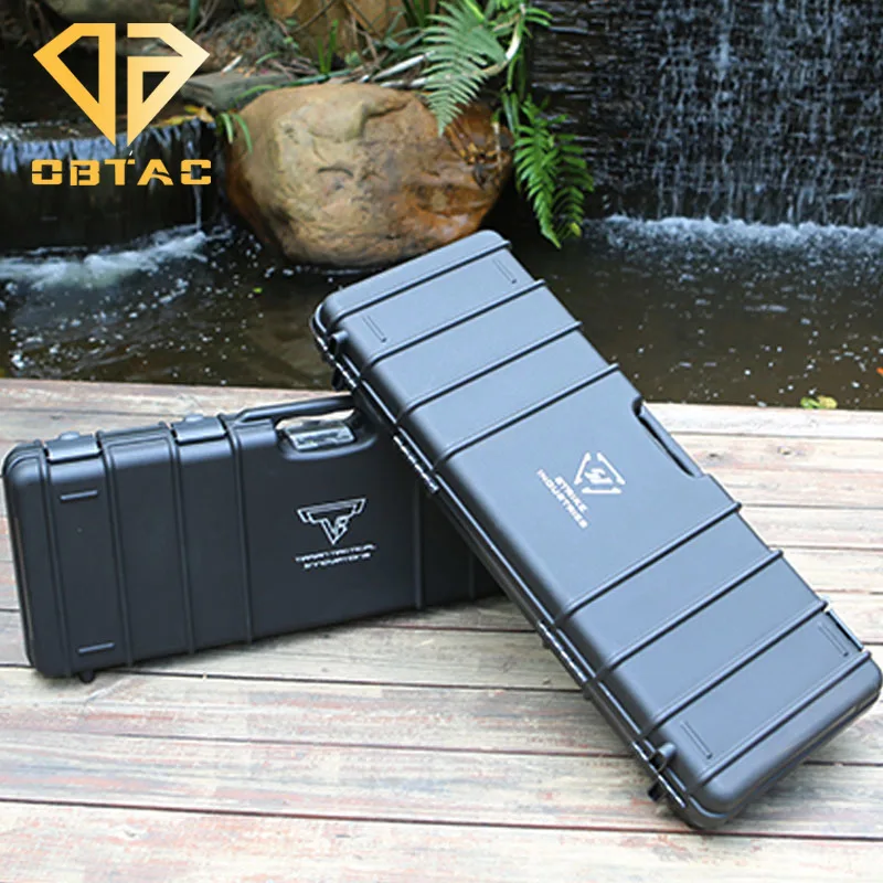 PP Tactical Special Long Tool Box Outdoors Waterproof Hard Case with Sponge Shockproof Airsoft HK 416 M4 Accessories Protect Box