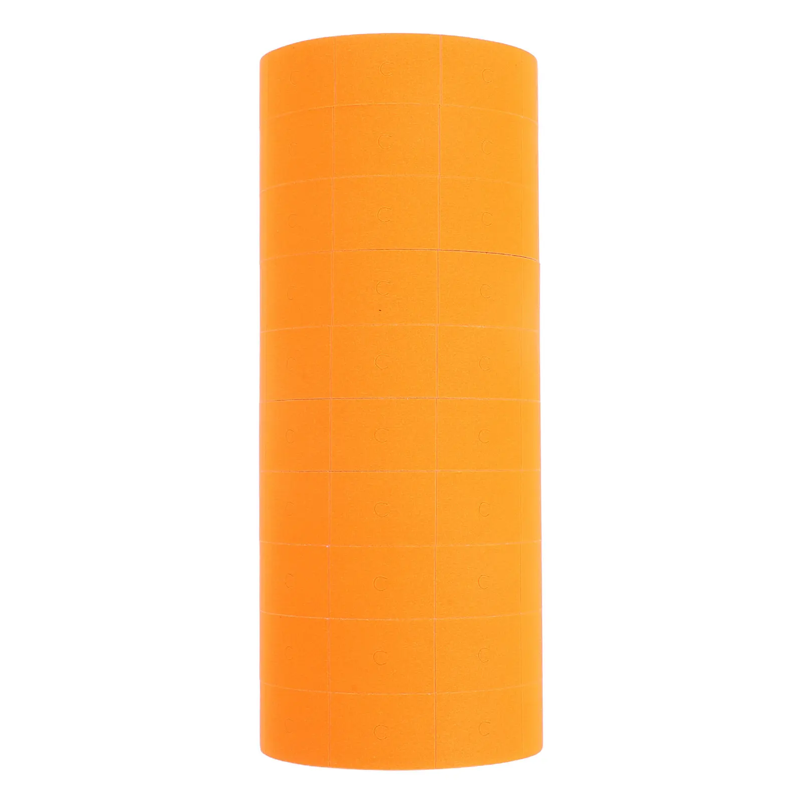 

10 рулонов оранжевой двухрядной этикеточной бумаги для аппарата -6600: четкая печать, легкое нанесение, долговечный клей, для розничных ценников