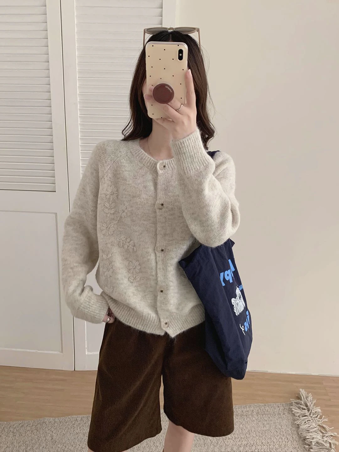 

Корейский вязаный длинный свитер с мягкими пуговицами и пятью цветами, однотонный трикотажный топ для женщин