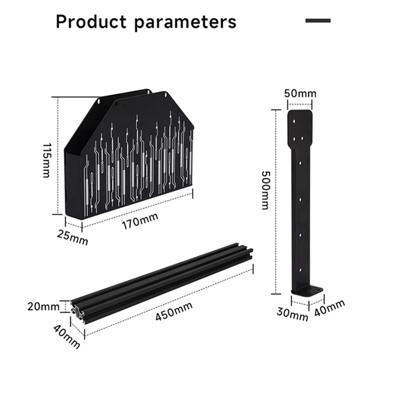 Подходит для Bambu Lab A1 Mini Upgrade Top браслет AMS Hold Spool Support DIY компоненты сменные детали 1 комплект