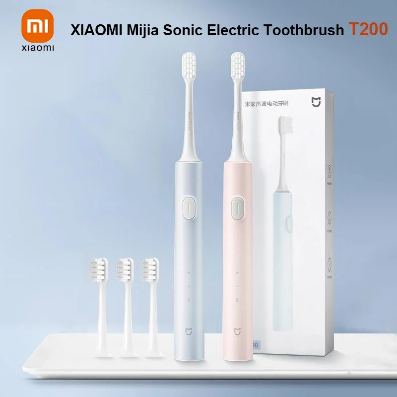 Original Xiaomi Mijia T200 Sonic Electric Toothbrush - Teeth Whitening Ultrasonic Vibrating Smart Tooth Brushes IPX7 Waterproof