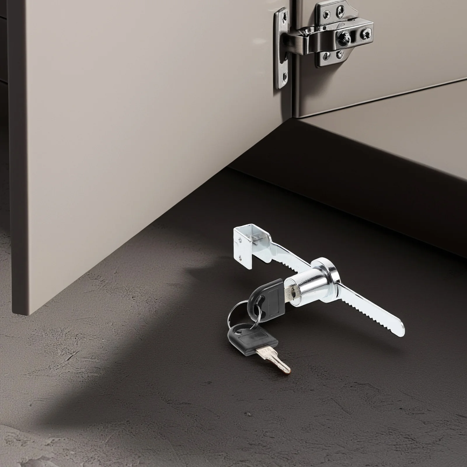 

4pcs Glass Display Key Cabinet Sliding Door Track Cases Display Security Double Distribution Hardware Closet Accessories