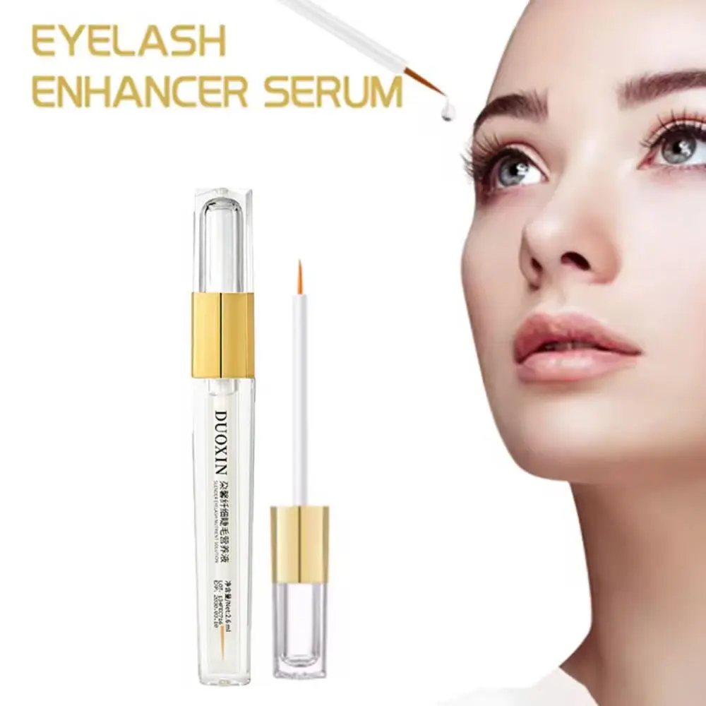 Natürliches, dickeres, schnelles Wimpernwachstumsserum, länger mit weichem Bürsten-Wimpernverstärker, lockiger Wimpern-Mascara für Frauen