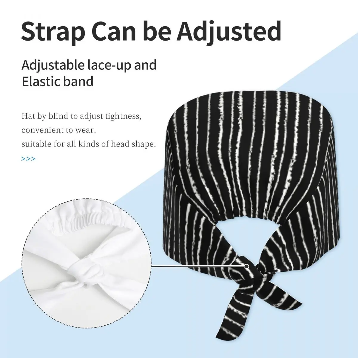 مخصص هالوين فيلم الرعب كابوس قبل عيد الميلاد الدعك قبعة القبعات الجراحية غرفة العمليات قبعة المشغل القبعات مختبر يعمل قبعة #3