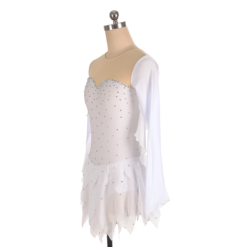 Children's Women's Rhythmic Gymnastics Dance Performance Dress Butterfly Sleeve Clothing Figure Skating Competition Dress