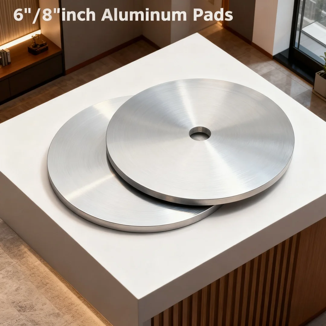 6inch/8inch Aluminum Pads 150mm/200mm Disc for Diamond Coated Flat Lap Polishing Abrasive Wheel Gemstone Grinding Machine