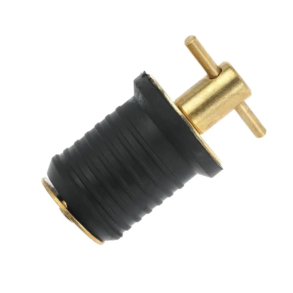 

T-Handle Boat Drain Plug Twist -Turn Brass/Stainless Steel Handle Boat Accessories Lightweight Seal Design Blockage Twist Locks