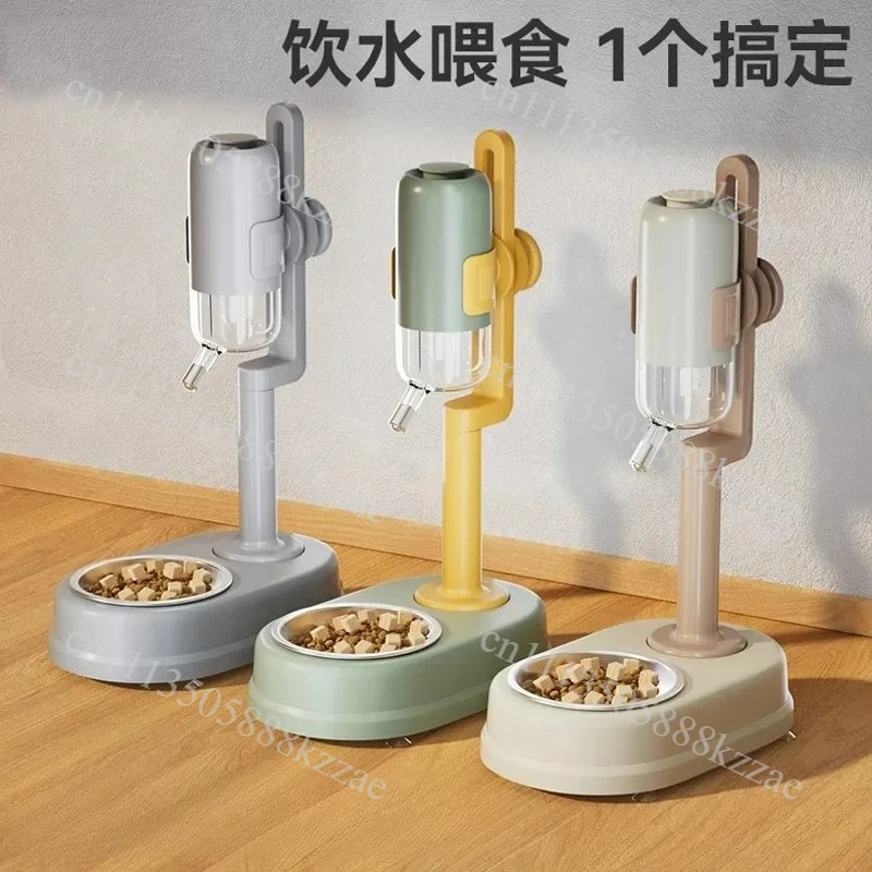 Multifunctional Vertical Drinking Water Feeder Dog Non-wet Mouth Automatic Hanging Water Dispenser Pet Cat Dog Bowl Pet Supplies