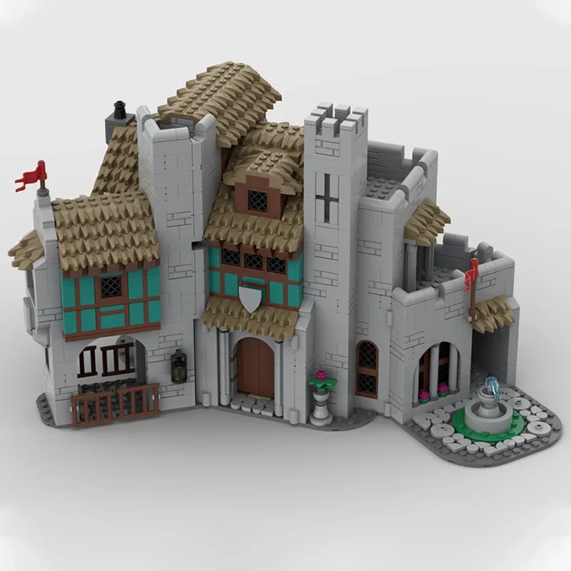 2046 قطعة Moc البارون مانور التراص الطوب اللبنات لعبة القلعة للأطفال هدية عيد ميلاد تحسين المهارات التشغيلية