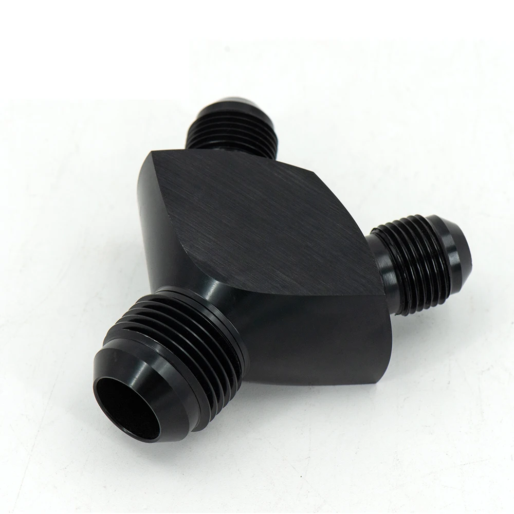

Car fuel line Aluminum MYF-AN10-AN8 Y-Block male Junction Coupler connection Fitting