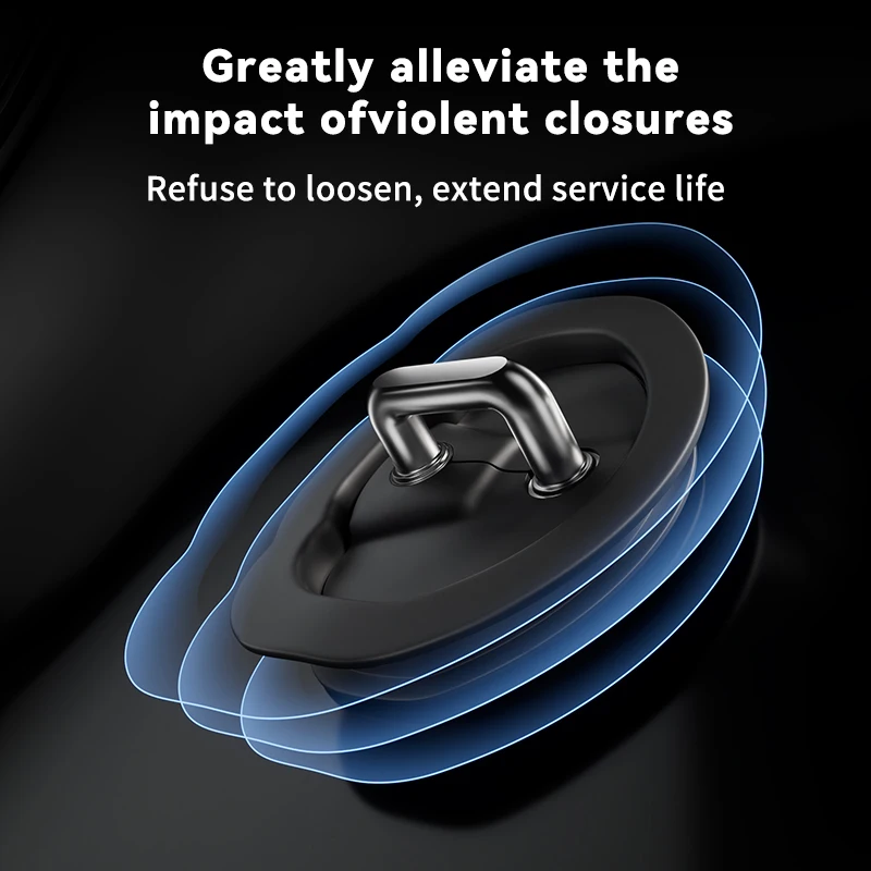BJBT 4 Pairs Car Door Lock Cover Protection Absorbing Pad Anti-Collision Car Accessories For Tesla Model 3 Y Highland Juniper
