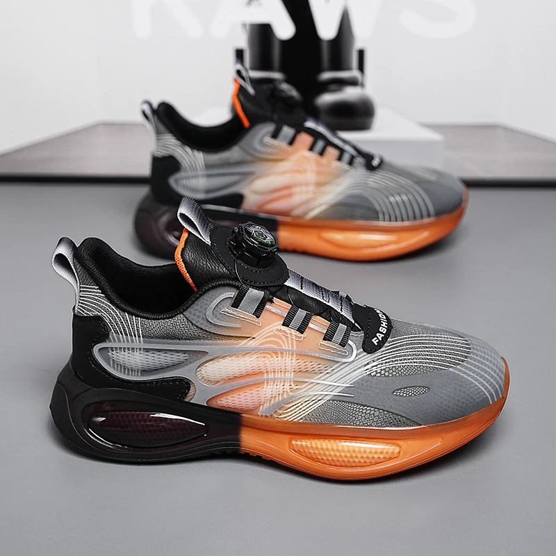 

Four Seasons Men's Shoes 2025 New Breathable Mesh Thick soled Sports Shoes for Youth Versatile Casual Running Shoes