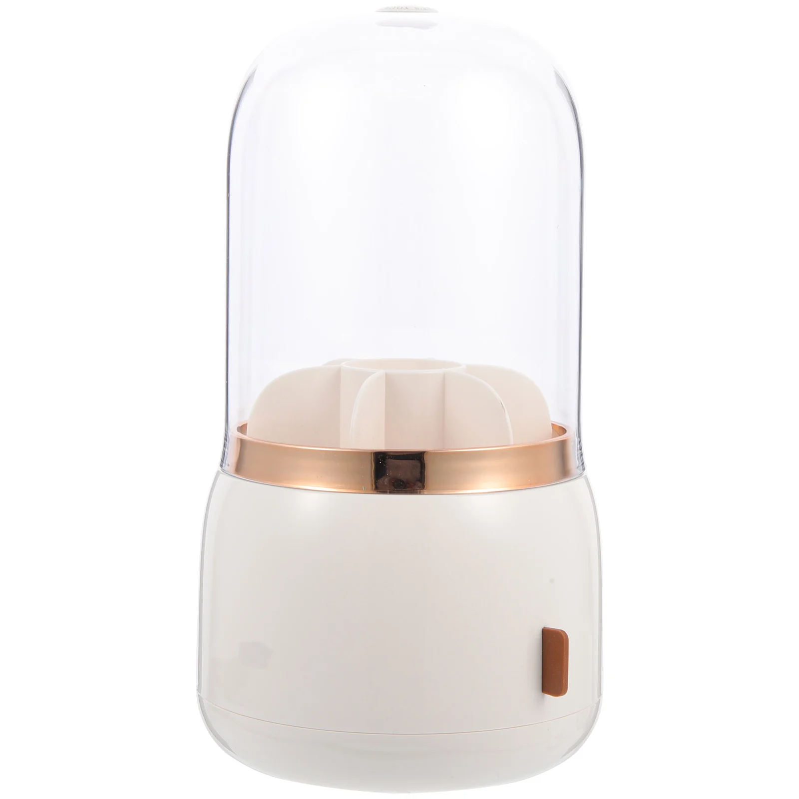 

Rotatable Makeup Brush Holder Large Capacity Brush Organizer With Lid Desk Pen Holder For Office Bedroom Nail Art Tools