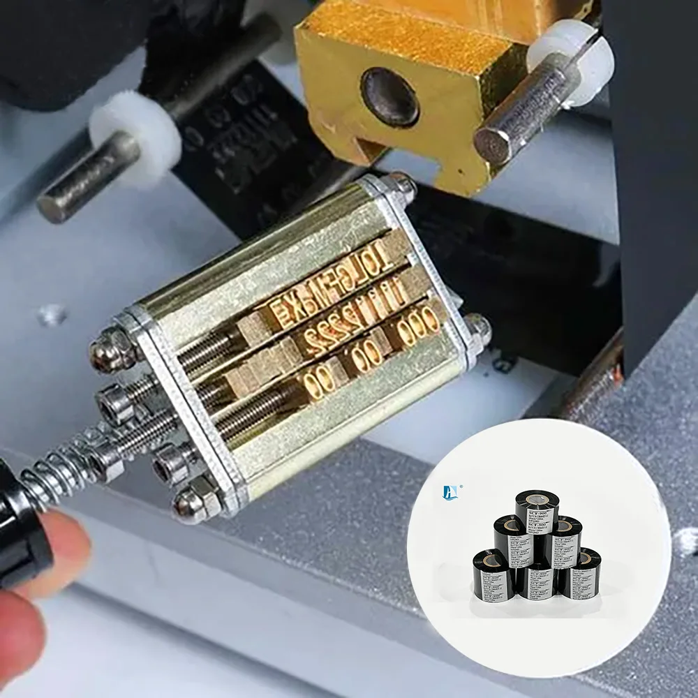 Manual Expiry Date Printing Machine Coding Foil Ribbon Used Batch Coding Machine