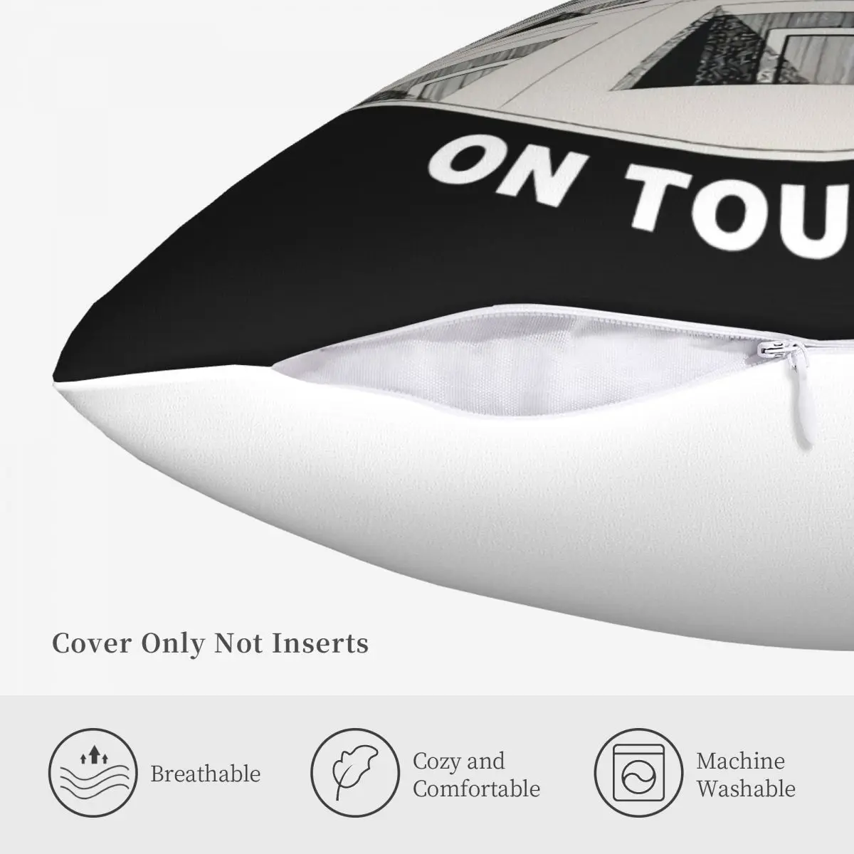 الأزرق المحار عبادة على جولة 1977 الأسود الأزرق المحار عبادة غامض روك الشهيرة مريحة امرأة Steampunk كيس وسادة #5