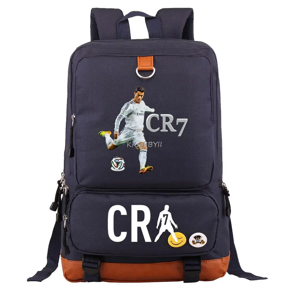 Football CR7 Backpack Daily Bags Laptop Backpack School Bags For Teens Boys Girls Casual Travel Mochilas