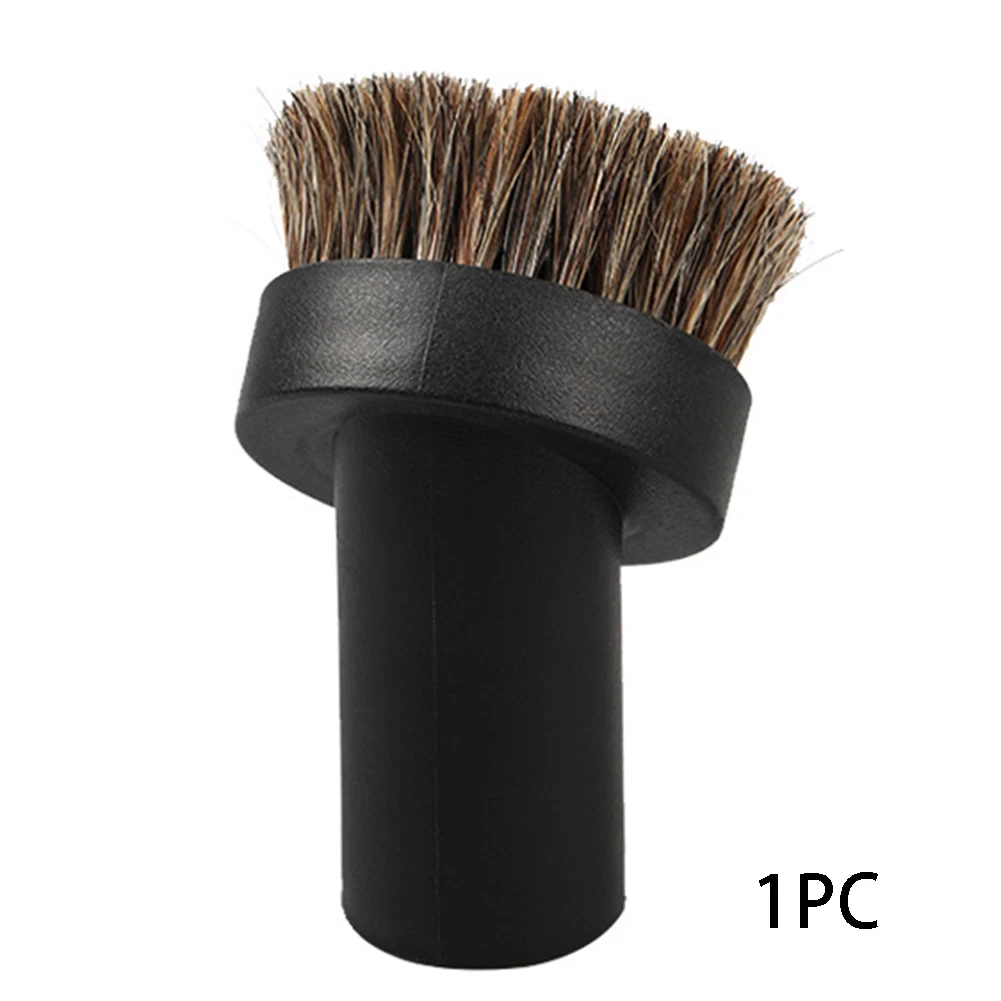 Round Horsehair Brush 25mm Inner Diameter Cleaning Tool For For Numatic Vacuum Cleaner Spare Parts Home Floor Dust Removal Acces