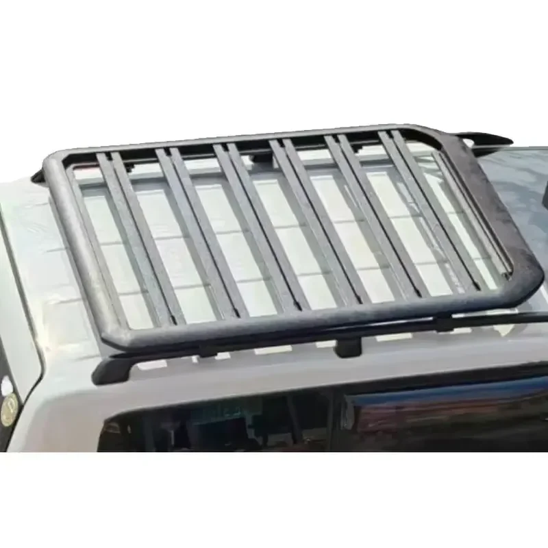 4x4 Universal Double Layer Aluminum Alloy Car Top Hitch Mounted Cargo Carrier Rack Luggage Basket Parts Car Roof Racks