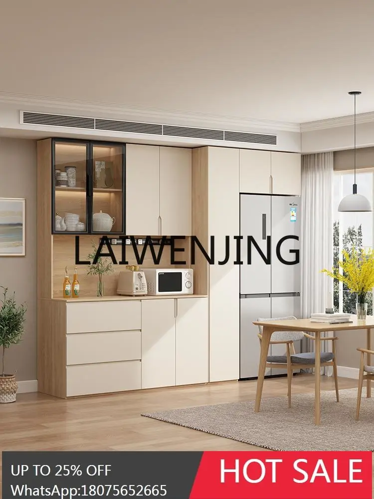 T16- Wall High Cabinet Embedded Refrigerator Cabinet Kitchen Living Room Locker Customization