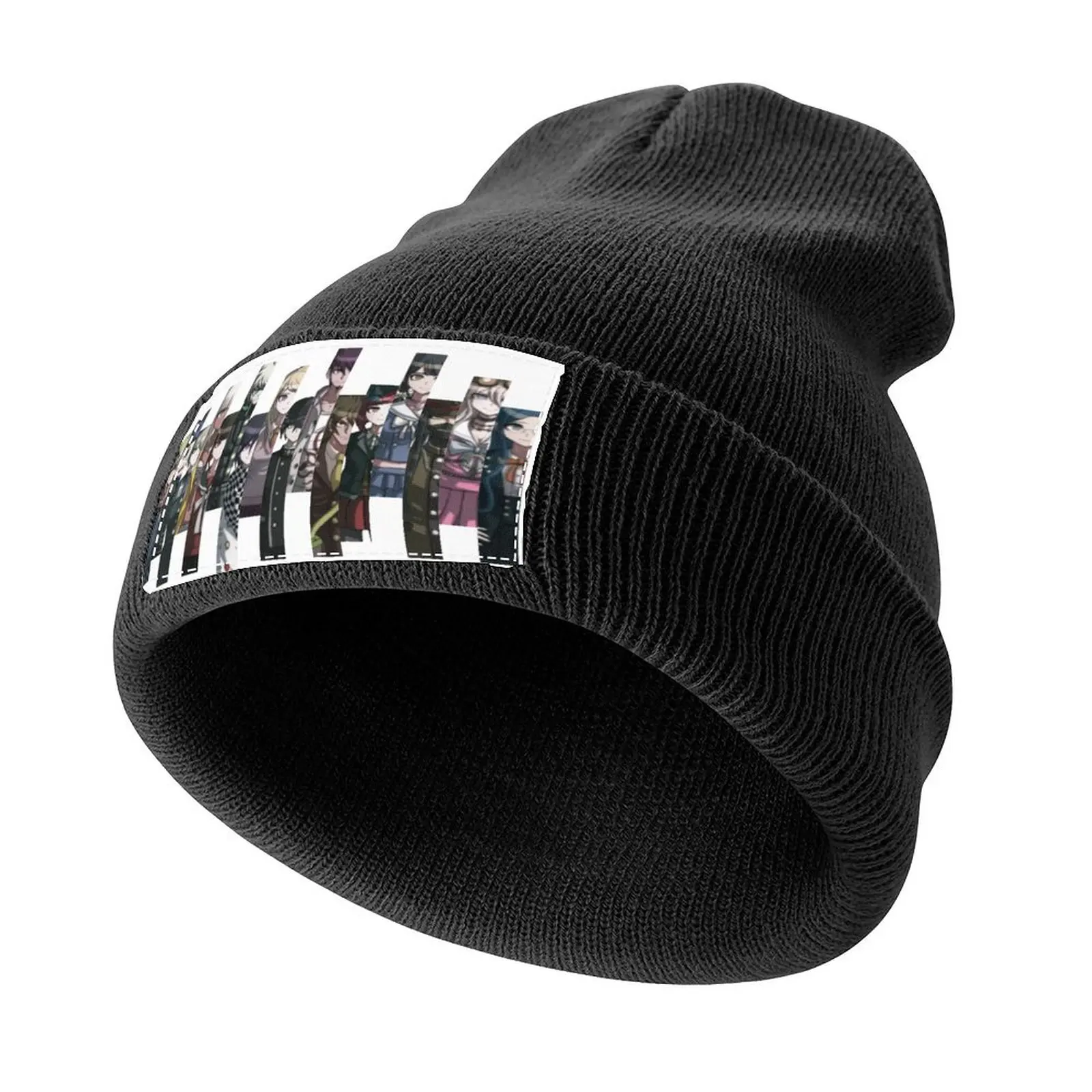 

Danganronpa v3 Full Cast Knitted Cap Thermal Visor Beach Outing birthday Men Golf Wear Women's