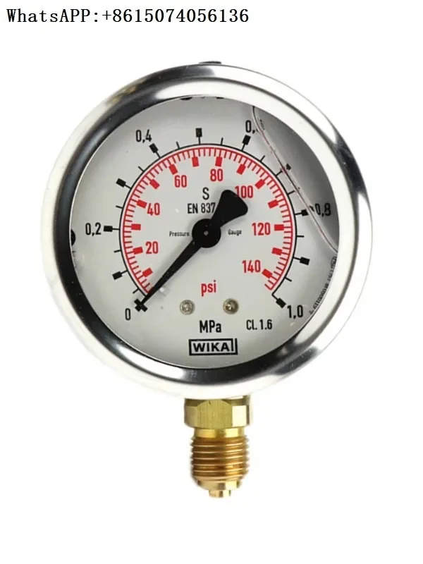 

Pressure gauge EN837-1 shock resistant stainless steel pressure gauge 213.53.063 vacuum