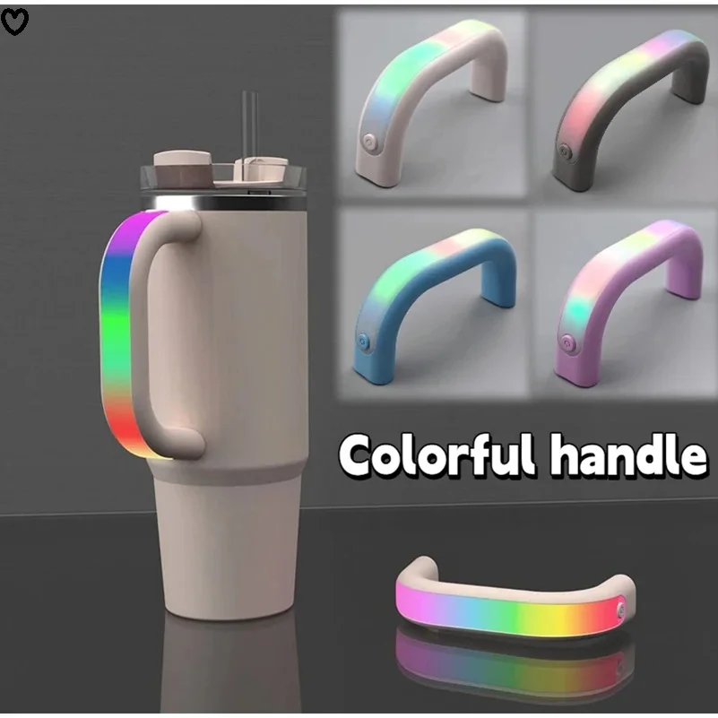 LED Replacement Handle for Stanley Travel Mugs [40 oz / 30 oz] – Night Light Water Bottle Handle, Stanley Mug Accessories, Ideal