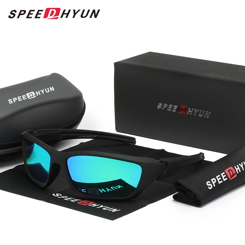 SPEEDHYUN Hot Selling Sunglasses Men's Glasses Men's Brand High Quality Mirror Men's Driving Glasses UV400