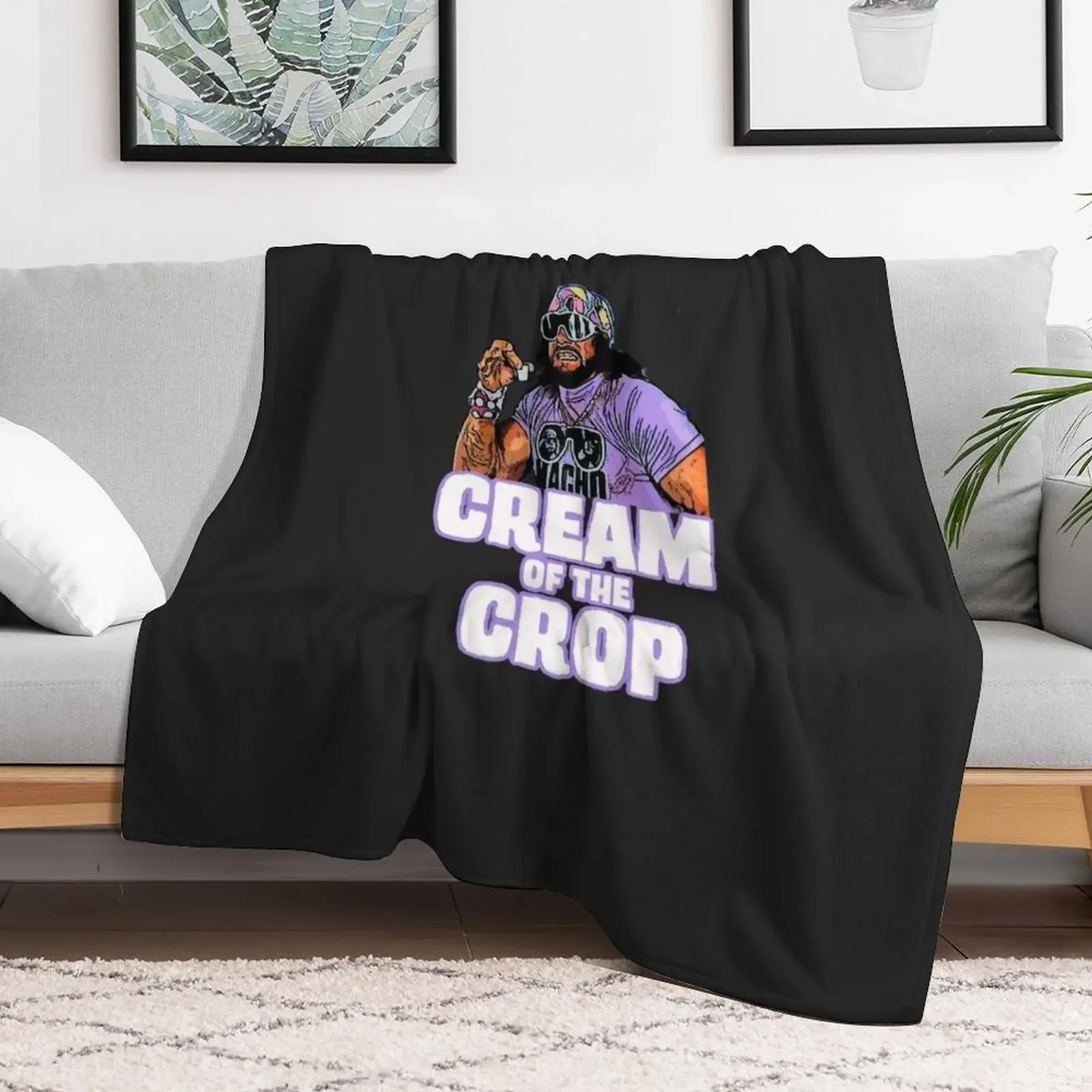 Cream of the Crop Throw Blanket Camping Softest Blankets