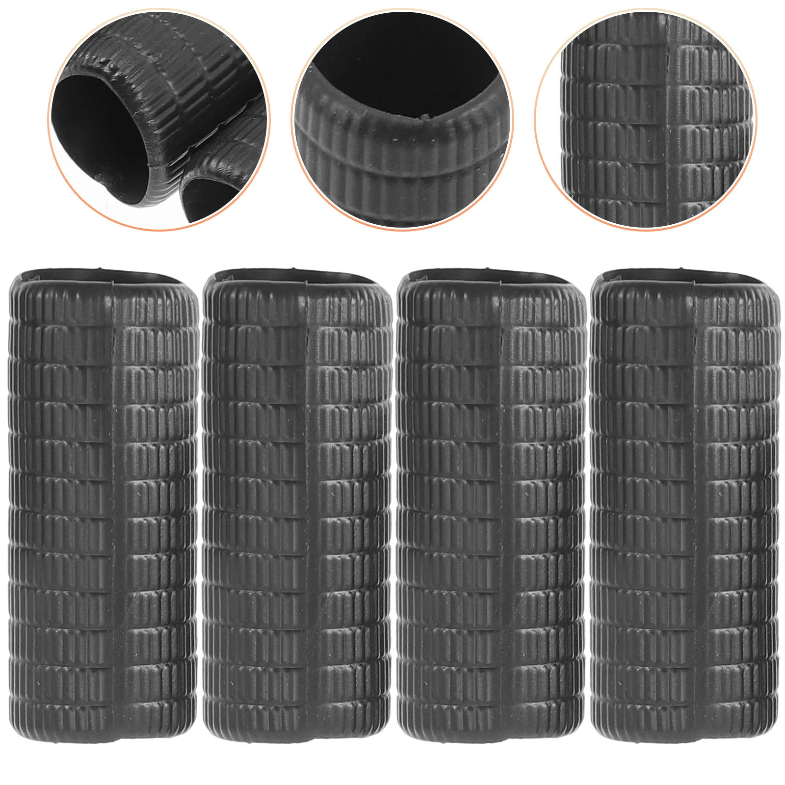 

4 Pcs Violin Case Bow Replacement Parts Grip Student Practical Musical Instruments