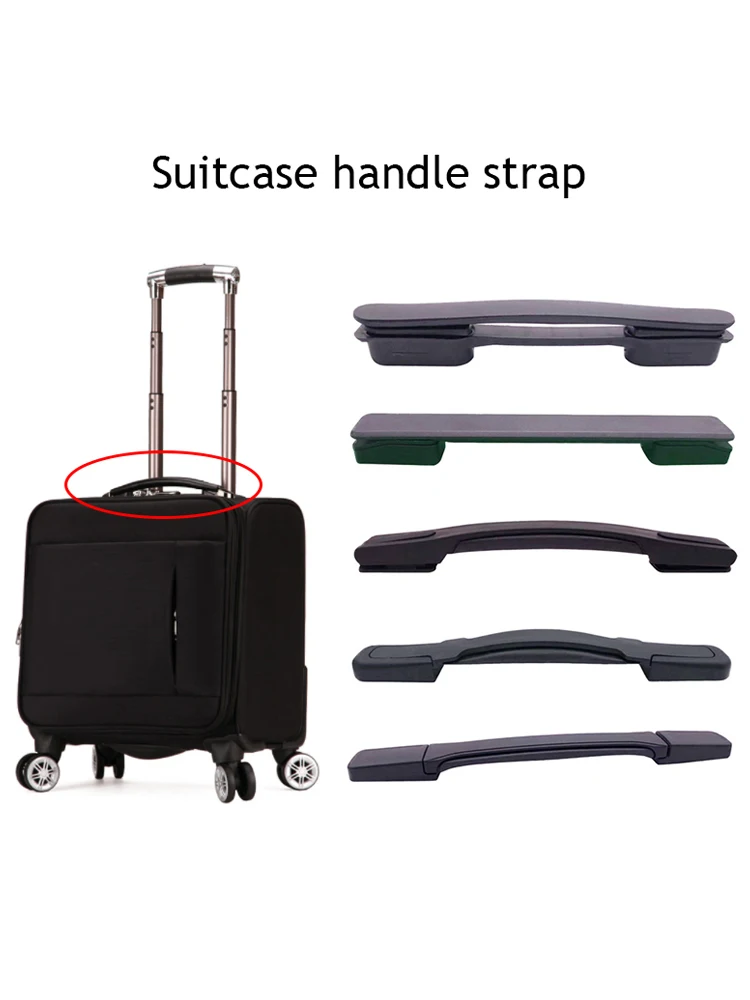 Poignée de bagage noire universelle, poignée de chariot, poignée de valise, remplacement de sac, voyage, accessoires de sac