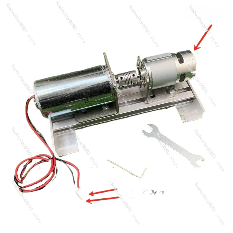 

220V Double Bearing Mute DC High Voltage DC Motor Motor Miniature DIY High Voltage Generator Rechargeable