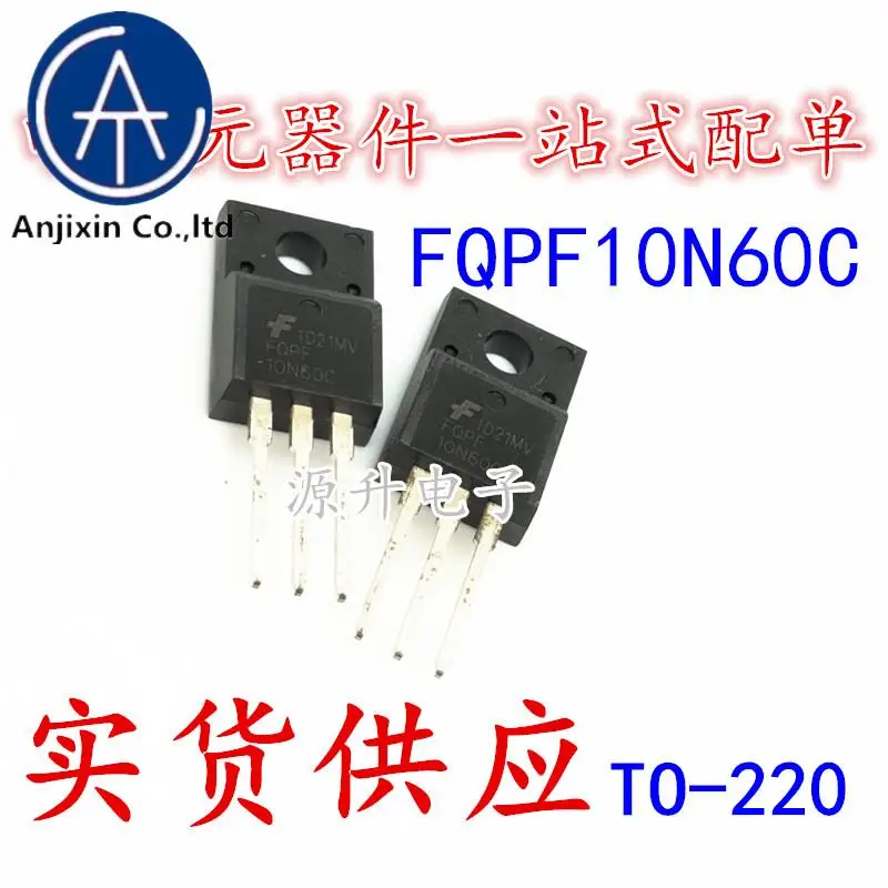 20PCS 100% orginal new FQPF10N60C 10N60C 10N60 전계 효과 MOS 튜브 TO-220F