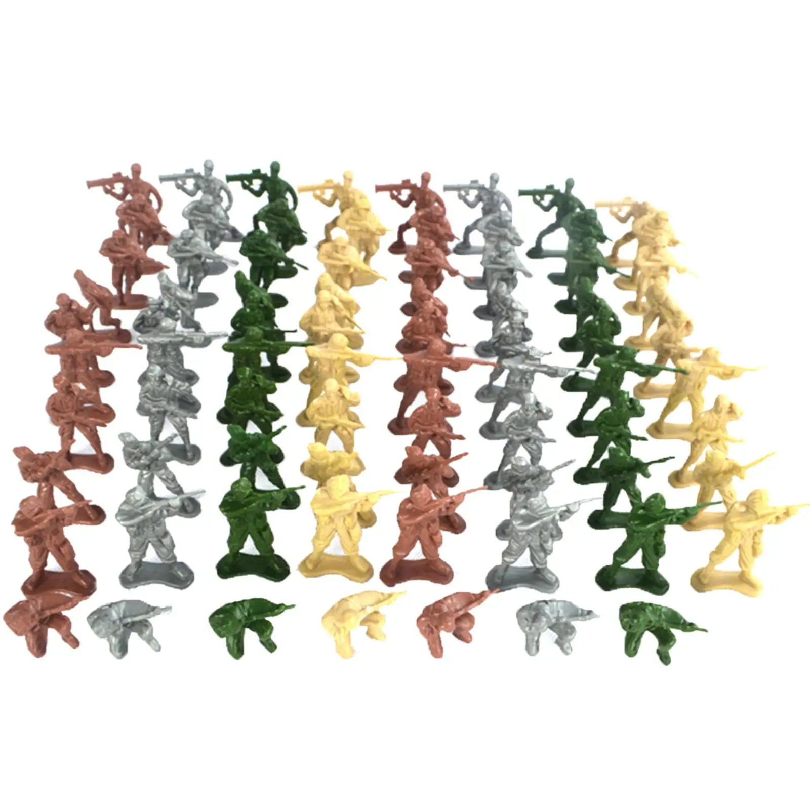 

Army Men Plastic Toy Miniature Soldier Action Figure Playset Detailed Model for Kids Collection Set