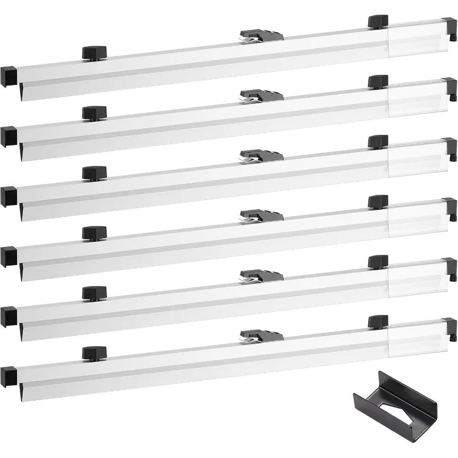 

Держатель зажима Blueprint, 30-дюймовый органайзер для хранения переплетных полосок с зажимом для этикеток для файлов, подвесные папки для строительной бумаги Lar