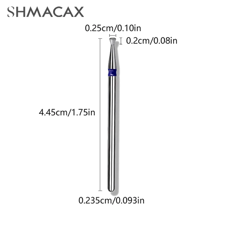 Disco volante Mini smalto per unghie testa colla per troppopieno trapano speciale strumento a forma di imbuto di sabbia diamantata per rimuovere le sbavature del bordo del chiodo