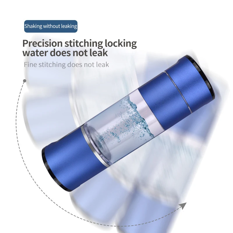 5000PPB مولد الهيدروجين المحمولة تصفية المياه الكهربائية الهيدروجين مولد المياه زجاجة Lonizer صانع كوب ماء الهيدروجين الغنية