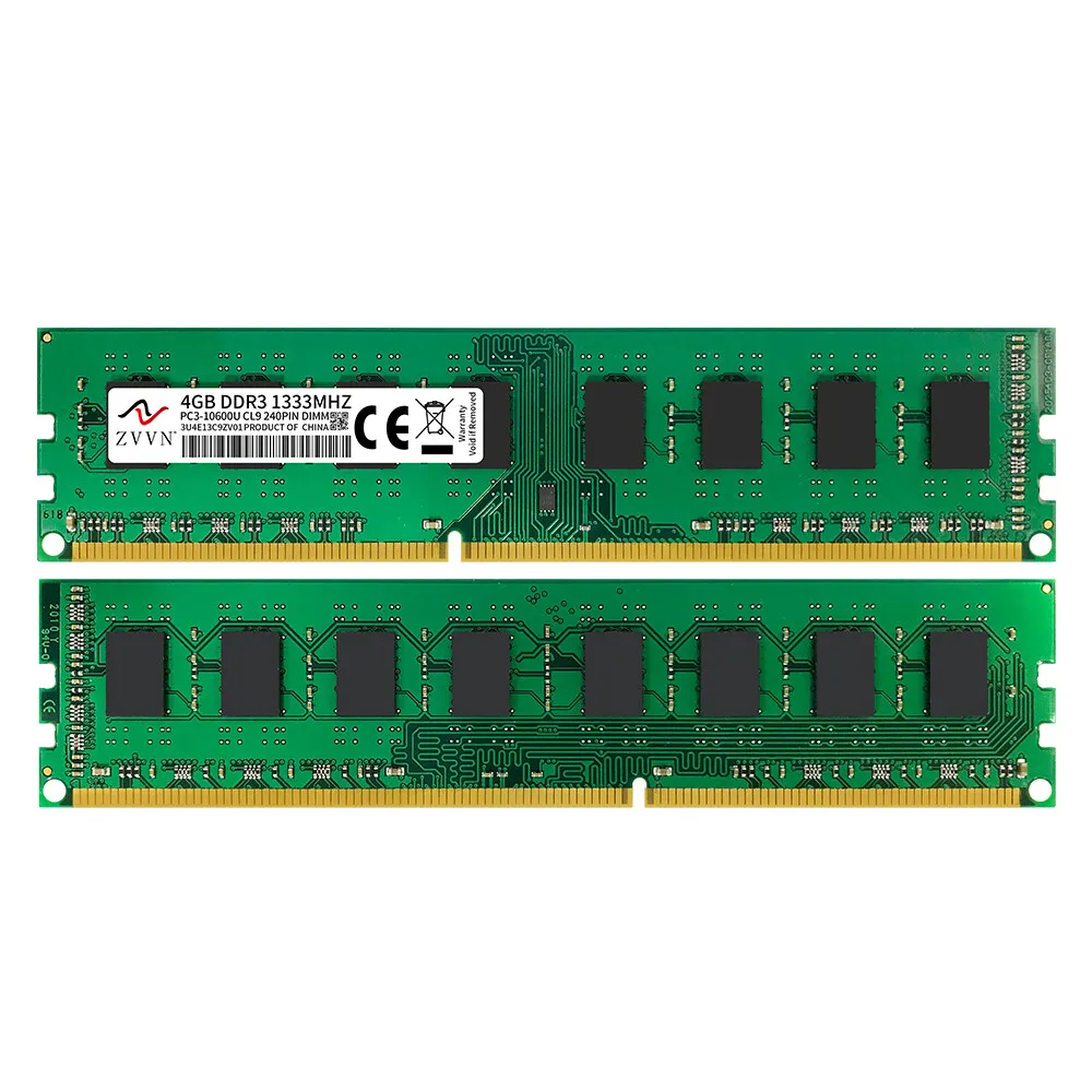 ZVVN 8GB (2x4GB) 2x 4GB PC3-10600 DDR3 1333 MHz デスクトップメモリ​​ RAM HP BUSINESS PRO 3500 3U4E13C9ZV02 用