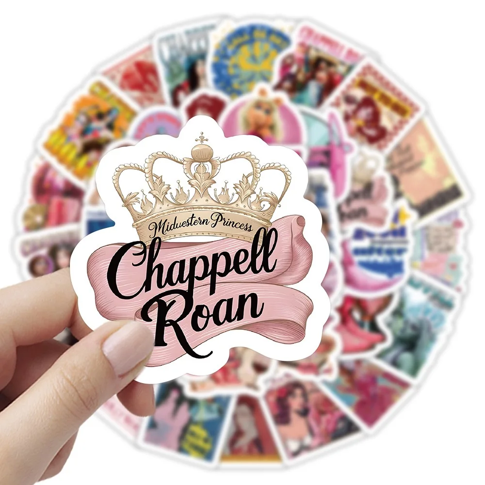 10/50pcs Cool Singer Chappell Roan Stickers Graffiti Decals Funny Decoration Kids Toys DIY Laptop Phone Luggage Bike Fridge