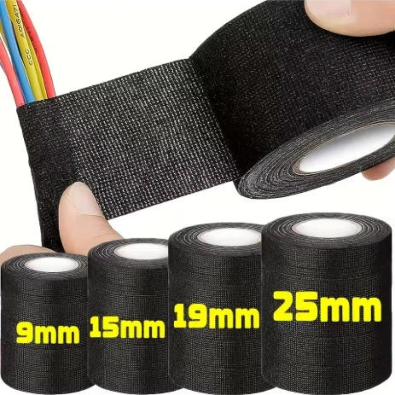 Heat Resistant Automotive Fabric Cloth Tape Waterproof Soundproof Electrical Wire Harness Insulation Tape
