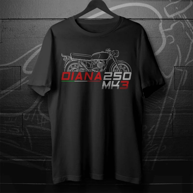 

Ducat| Diana 250 Mk3 1962-1966 - Motorcycle T-Shirt for Riders 00000335#A1 men women summer tee cotton tshirts