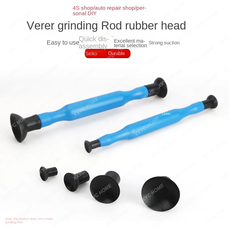 Manual Grinder Mill Valve Grinding Rod Glue Pat Auto Repair Grinding Tool Rubber Head Accessories