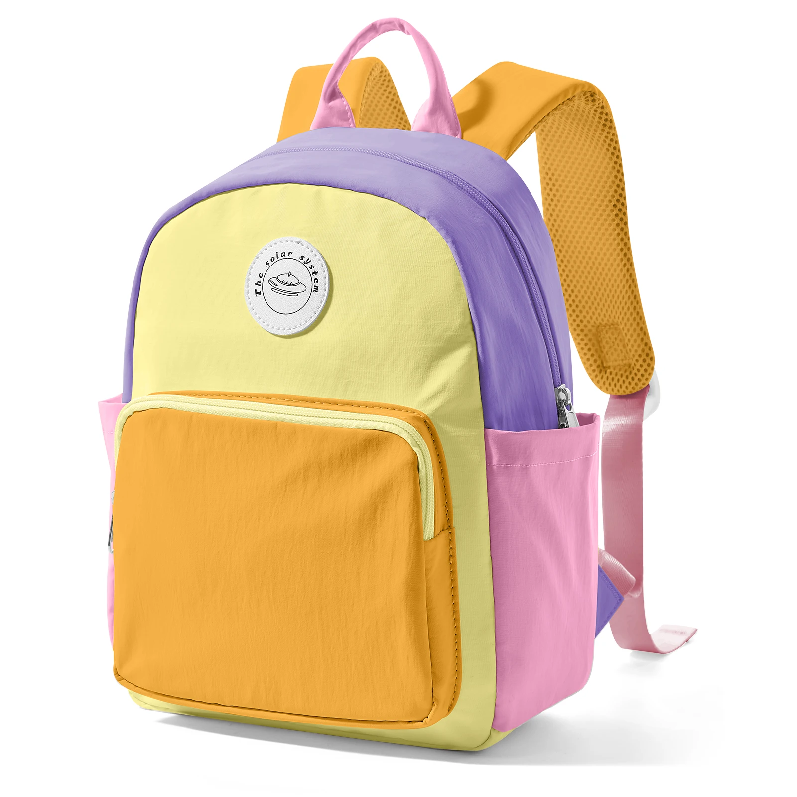

Schoolbag Kindergarten girls, primary school babies, first grade boys, super light new backpack, super cute small bag，yellow