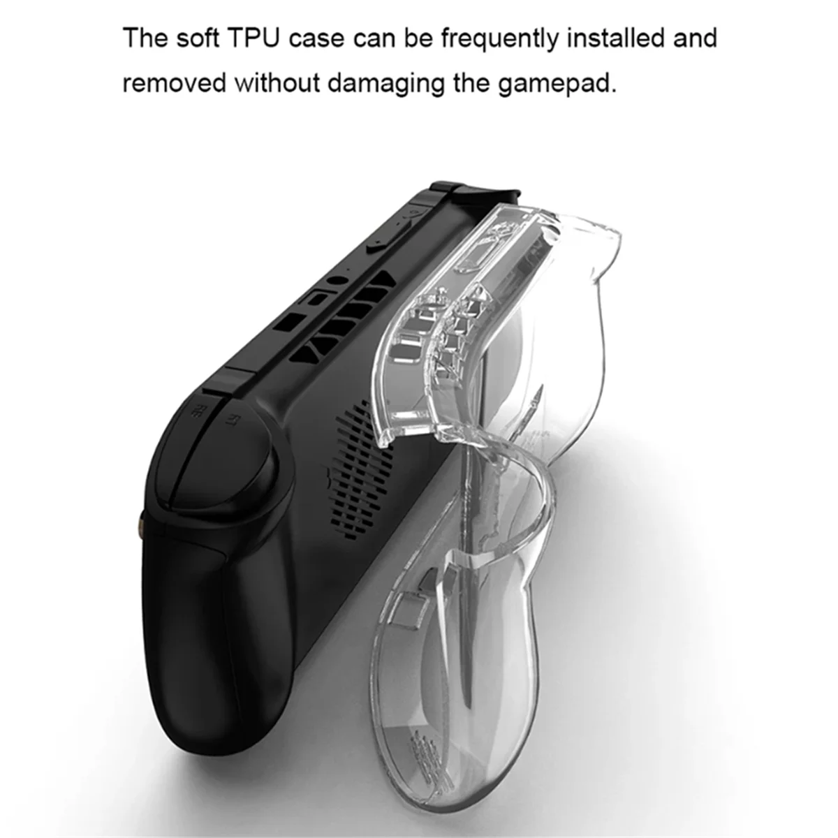 Practical Transparent TPU Soft Protective Control Case for OneXPlayer F1 Console Cases Gamepad Joystick Cover Accessories