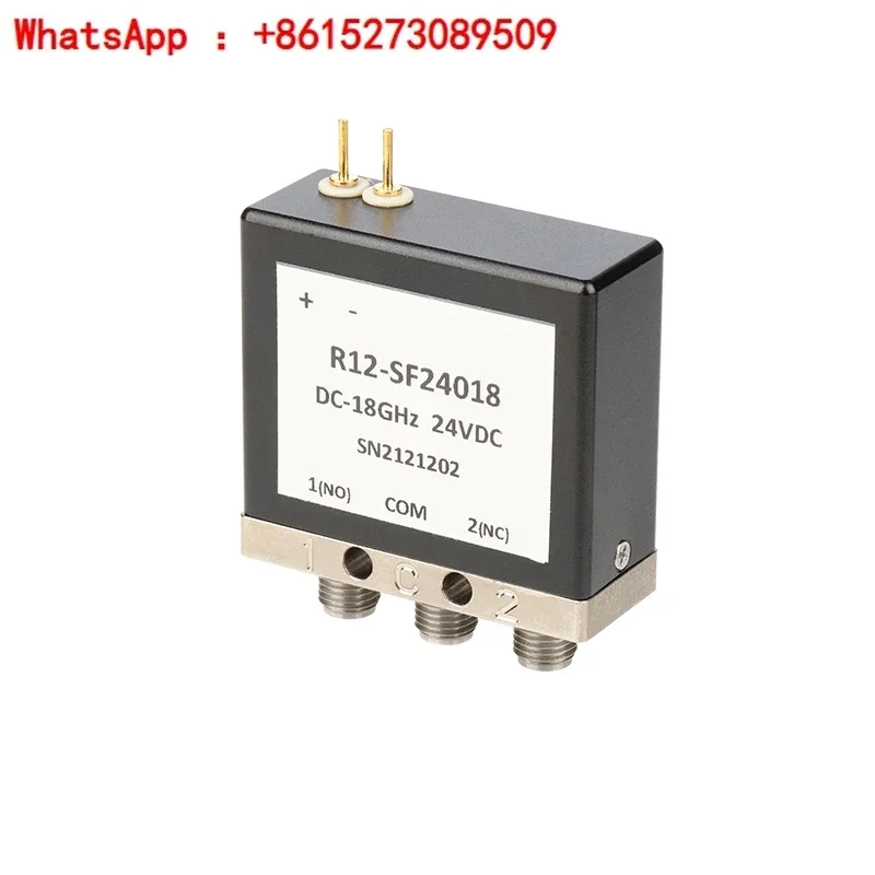 SPDT RF coaxial switch+TTLSMA single pole double throw 12V/24V mechanical switch relay DC-18GHz