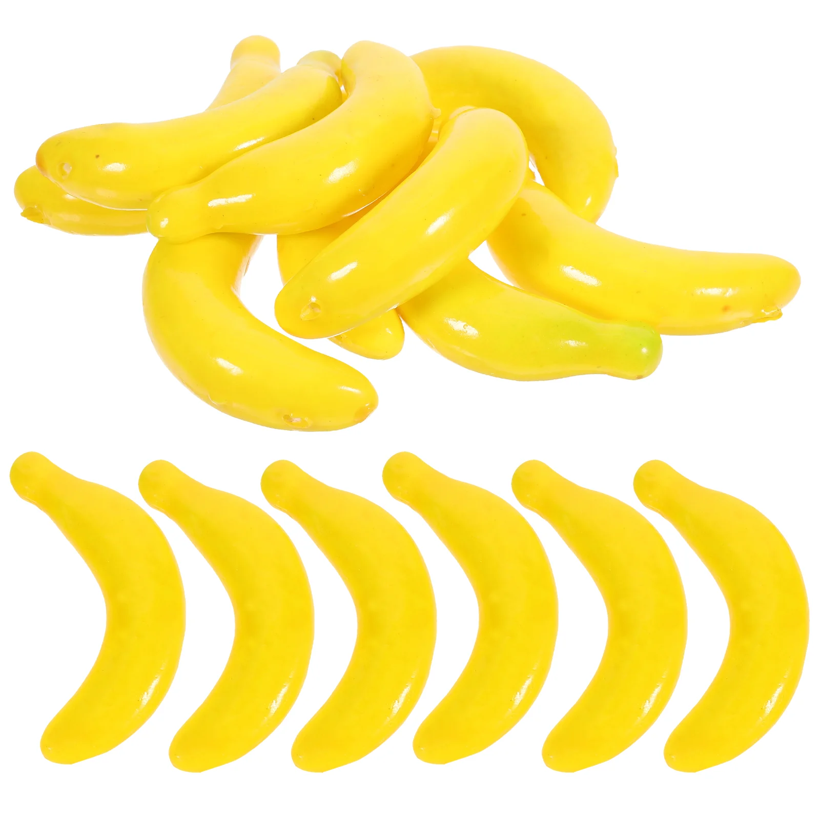 

20 Pcs Simulated Small Fruit Model Set Fake Models Fruits Artificial Lifelike Banana Decor Miniature